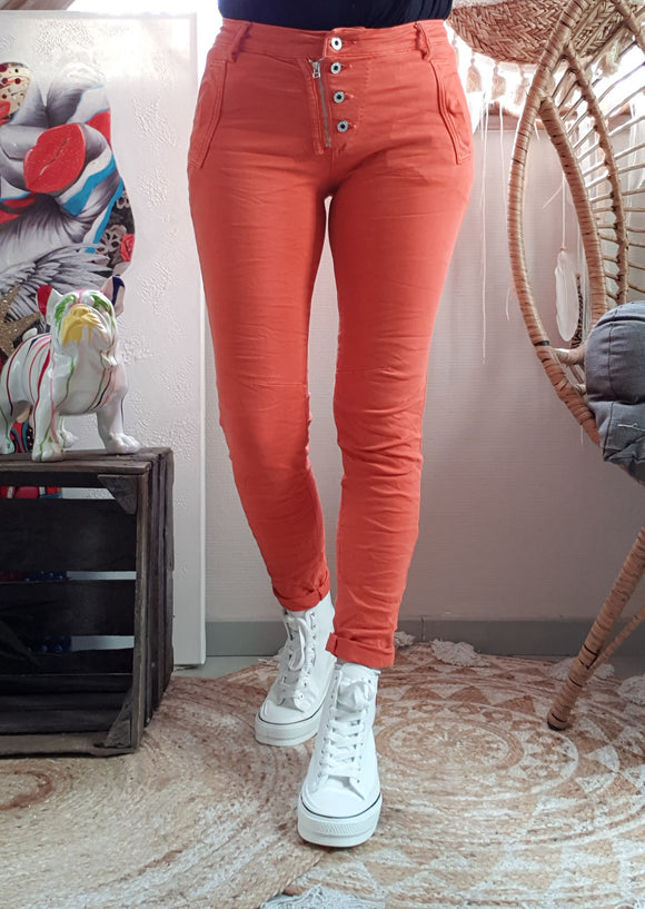 Jeans Melly orange